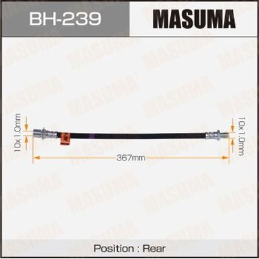 Masuma BH-239 Тормозной шланг задний | зад | - 1