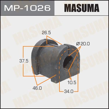 Masuma MP-1026 Втулка стабилизатора | зад | - 1