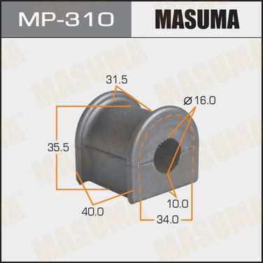 Masuma MP-310 Втулка переднего стабилизатора d16мм | зад | - 1