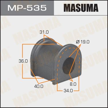 Masuma MP535 Втулка стабилизатора | зад | - 1
