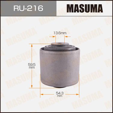 Masuma RU-216 Сайлентблок рычага подвески | зад | - 1