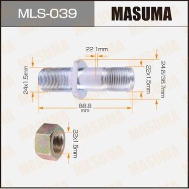Masuma MLS-039 Шпилька для грузовика - 1