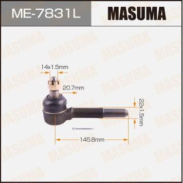 Masuma ME-7831L Наконечник рулевой тяги | лев | - 1