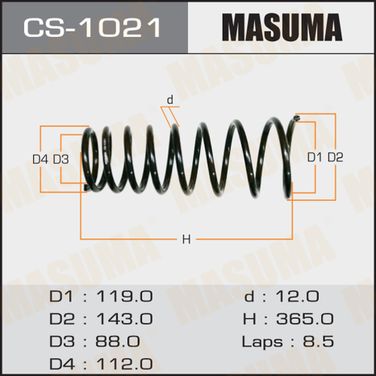 Masuma CS-1021 Пружина ходовой части задняя - 1