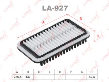 LYNXauto LA-927 Фильтр воздушный - 1