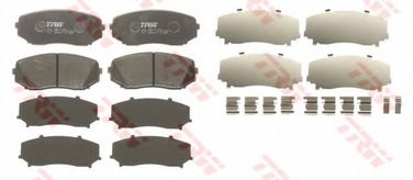 TRW GDB3471 Колодки тормозные дисковые | перед | - 2