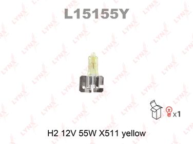 LYNXauto L15155Y Лампа H2 12V 55W x511 yellow - 1