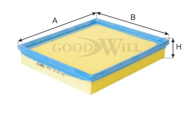GoodWill AG 601 Фильтр воздушный - 2