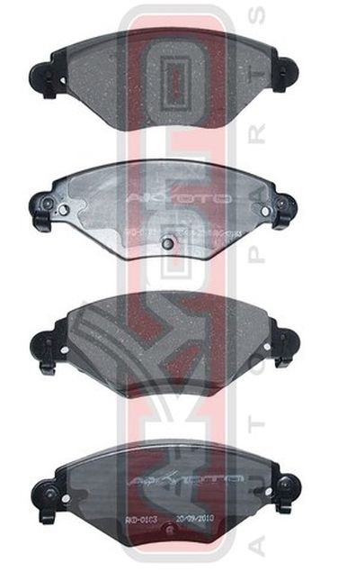 Akyoto AKD-0183 Колодки тормозные дисковые передние - 1
