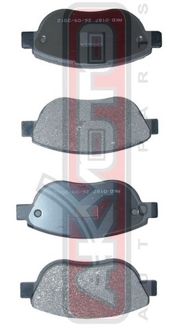 Akyoto AKD-0187 Колодки тормозные дисковые передние - 1