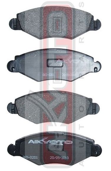 Akyoto AKD-0201 Колодки тормозные дисковые передние - 1
