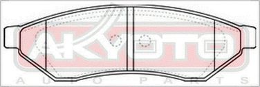 Akyoto AKD-0375 Колодки тормозные дисковые задние - 2