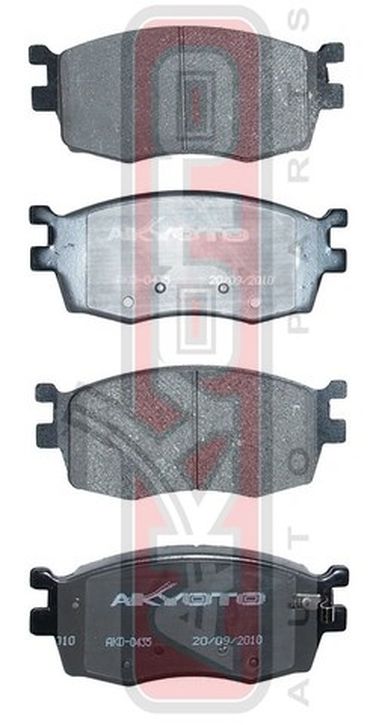 Akyoto AKD-0435 Колодки тормозные дисковые передние - 1