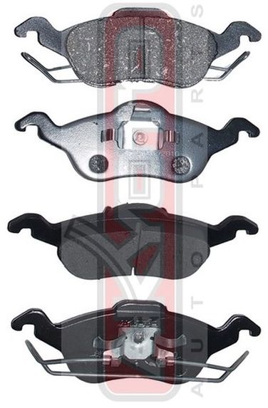 Akyoto AKD-1244 Колодки тормозные дисковые передние - 1