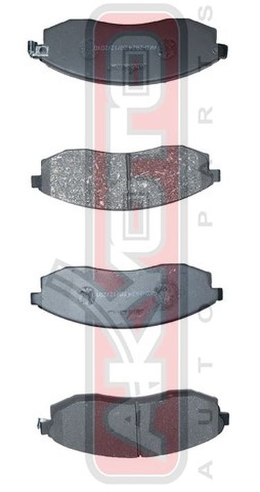 Akyoto AKD-2824 Колодки тормозные дисковые передние - 1