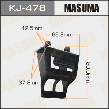 Masuma KJ-478 Клипса крепежная - 1
