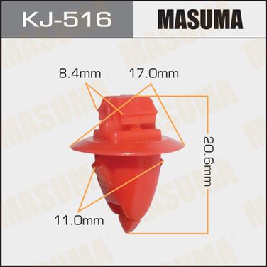 Masuma KJ516 Клипса крепления расширителя крыла - 1