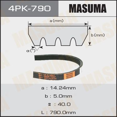 Masuma 4PK-790 Ремень поликлиновый - 1