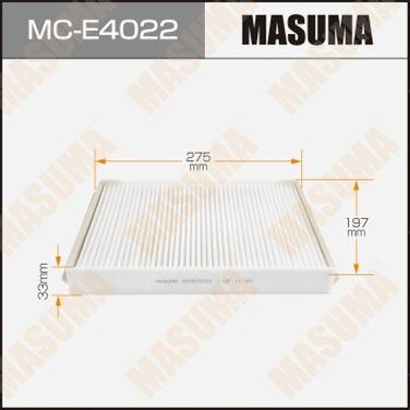 Masuma MC-E4022 Фильтр салона - 1