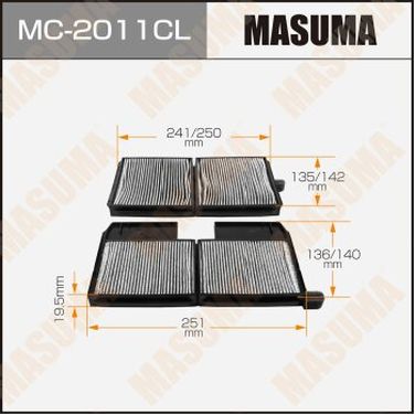 Masuma MC-2011CL Фильтр салона - 1