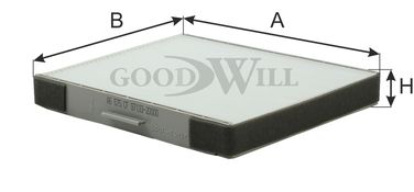 GoodWill AG 575 CF Фильтр салона - 2