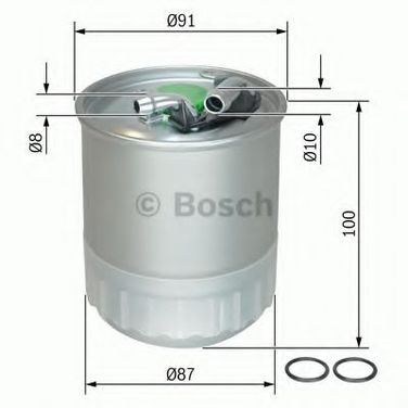 Bosch F 026 402 056 Фильтр топливный - 1