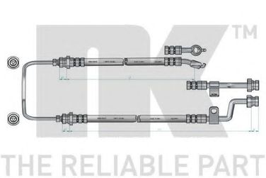 NK 853514 Шланг тормозной - 2