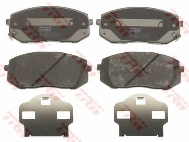 TRW GDB3461 Колодки тормозные дисковые | перед | - 2