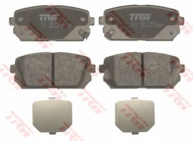 TRW GDB3462 Колодки тормозные дисковые | зад | - 2