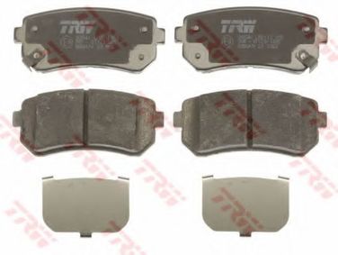 TRW GDB3474 Колодки тормозные дисковые | зад | - 2