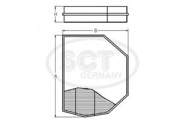 SCT Germany SAK 120 Фильтр салона - 1