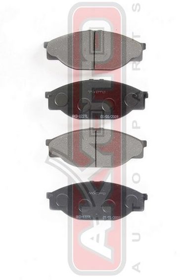 Akyoto AKD-1227L Колодки тормозные дисковые - 1