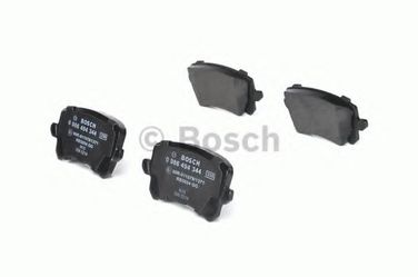 Bosch 0 986 494 344 Колодки тормозные дисковые | зад | - 1