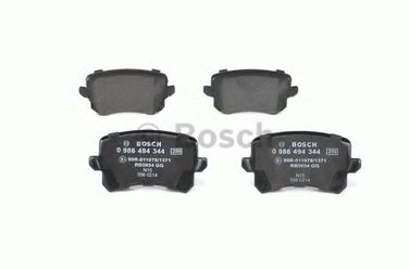 Bosch 0 986 494 344 Колодки тормозные дисковые | зад | - 3