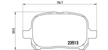 Brembo P 83 040 Колодки тормозные дисковые | перед | - 1