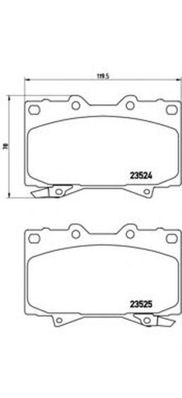 Brembo P 83 048 Колодки тормозные дисковые | перед | - 1