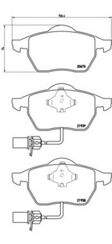 Brembo P 85 037 Колодки тормозные дисковые | перед | - 1