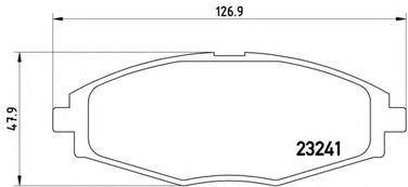 Brembo P 15 006 Колодки тормозные дисковые | перед | - 1