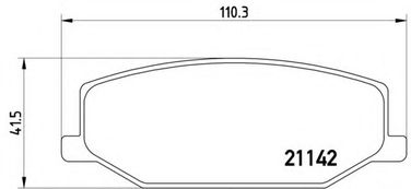 Brembo P 79 001 Колодки тормозные дисковые | перед | - 1