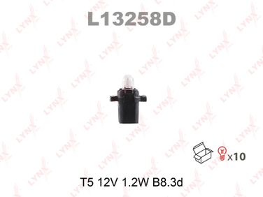 LYNXauto L13258D Лампа накаливания панели приборов T5 12V 1.2w B8.3d - 1