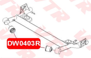 VTR DW0403R Сайлентблок балки моста - 3