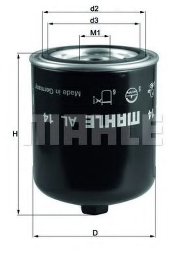 Knecht AL 14D Фильтр-осушитель воздуха - 1