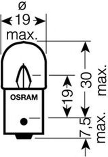 Osram 5627TSP Лампа R5W 24V 5W BA15s truckstar PRO +100% больше света 1 шт. - 2
