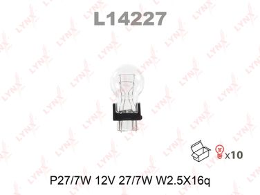 LYNXauto L14227 Лампа p27/7w 12V w2,5x16q - 1