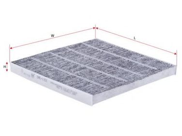 Sakura CAC1101 Фильтр салона угольный - 1