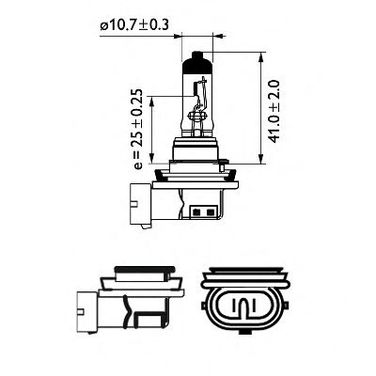 Philips 12360B1 Лампа H8 12360 12V 35W - 3