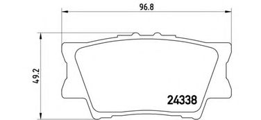 Brembo P 83 089 Колодки тормозные дисковые | перед | - 1