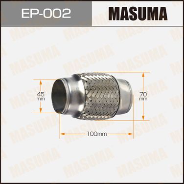 Masuma EP-002 Гофра глушителя 45x100 - 1