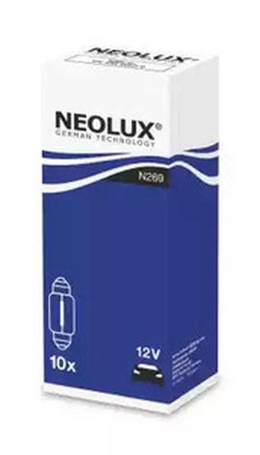 NEOLUX N269 Лампа c10w 12V sv8.5-8 5xfs10 - 1