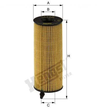 Hengst E122HD187 Фильтр масляный - 2